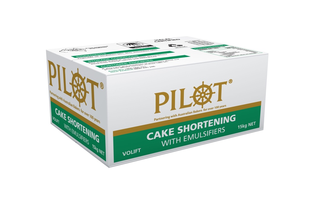PILOT CAKE SHORTENING VOLIFT 15KG (106266)