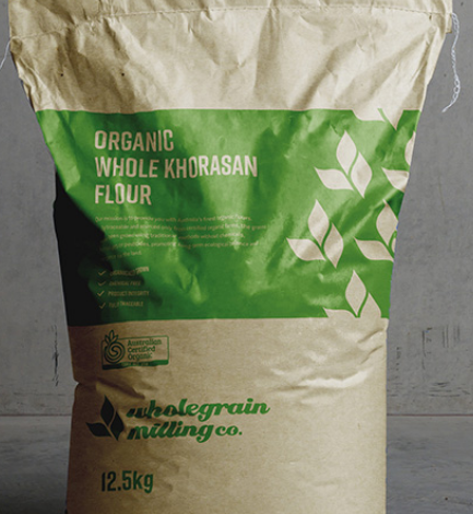FLOUR KHORASAN WHITE ORGANIC WHOLEGRAIN MILLING 12.5KG  