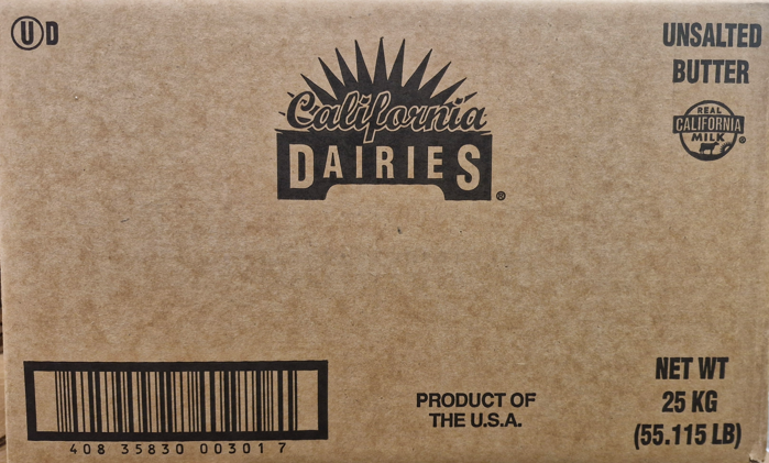 BUTTER UNSALTED USA - 25KG