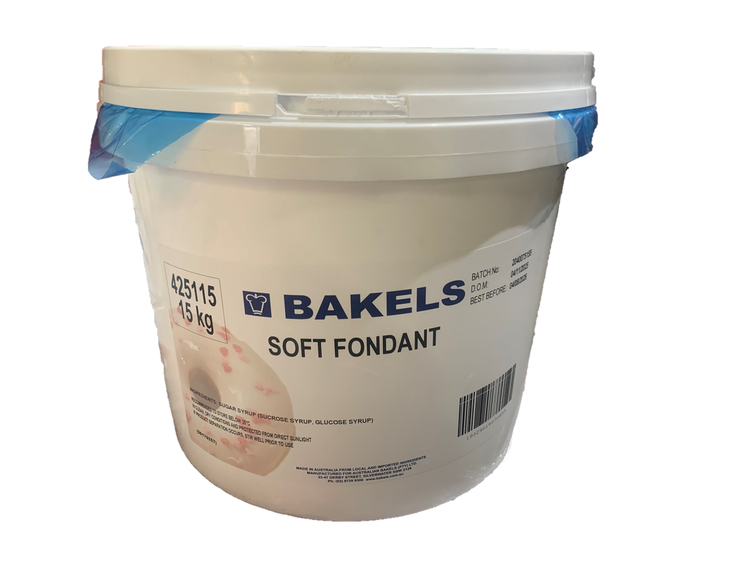 BAKELS SOFT FONDANT 15KG PAIL 425115