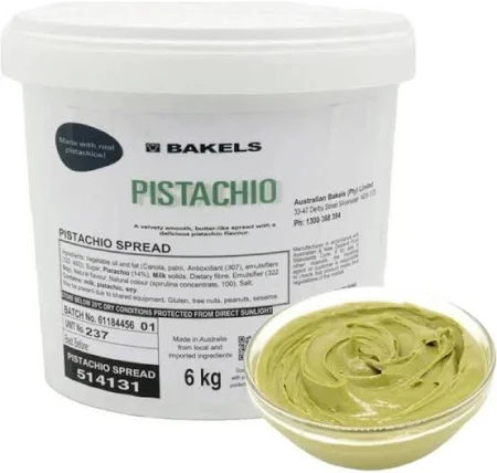 BAKELS PISTACHIO SPREAD 5.5KG 514244 