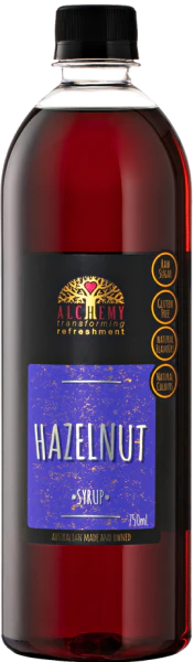 ALCHEMY HAZELNUT COFFEE SYRUP 750ML(best before 19/9)