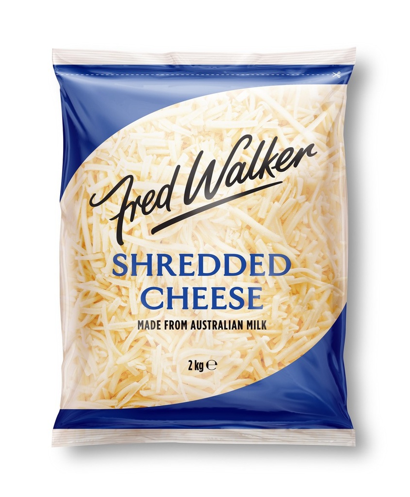 SHREDDED CHEESE FRED WALKER 2KG (6)