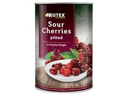 SOUR CHERRY PITTED 4.25KG CAN