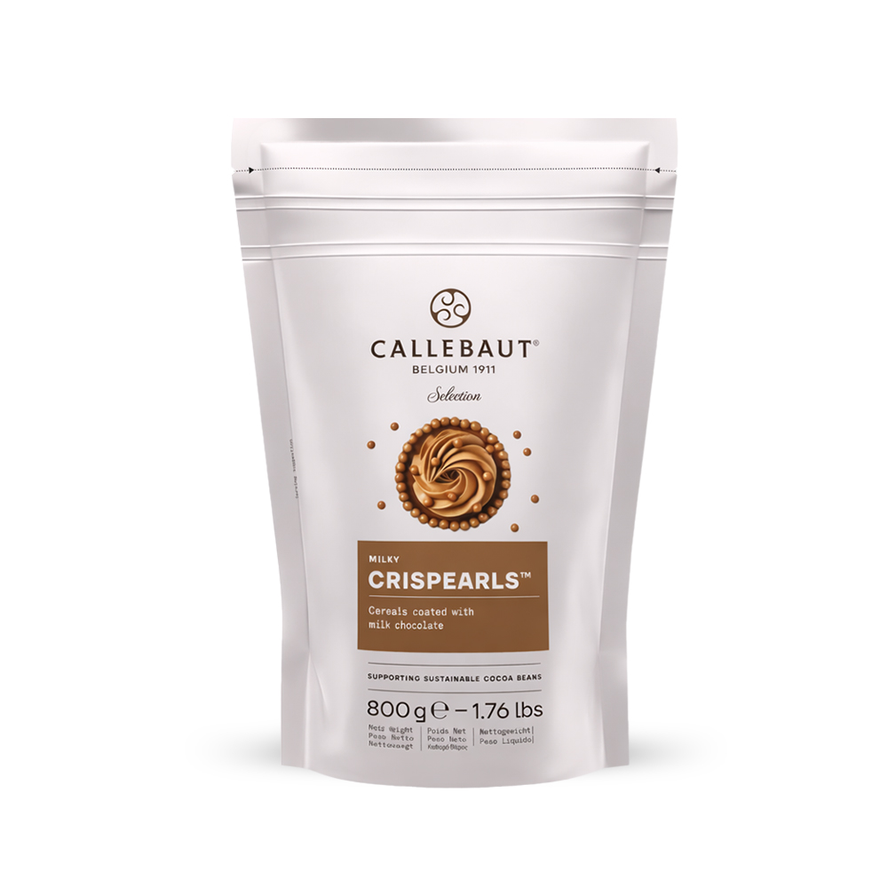 MILK CHOCOLATE CRISPEARLS 800G CALLEBAUT