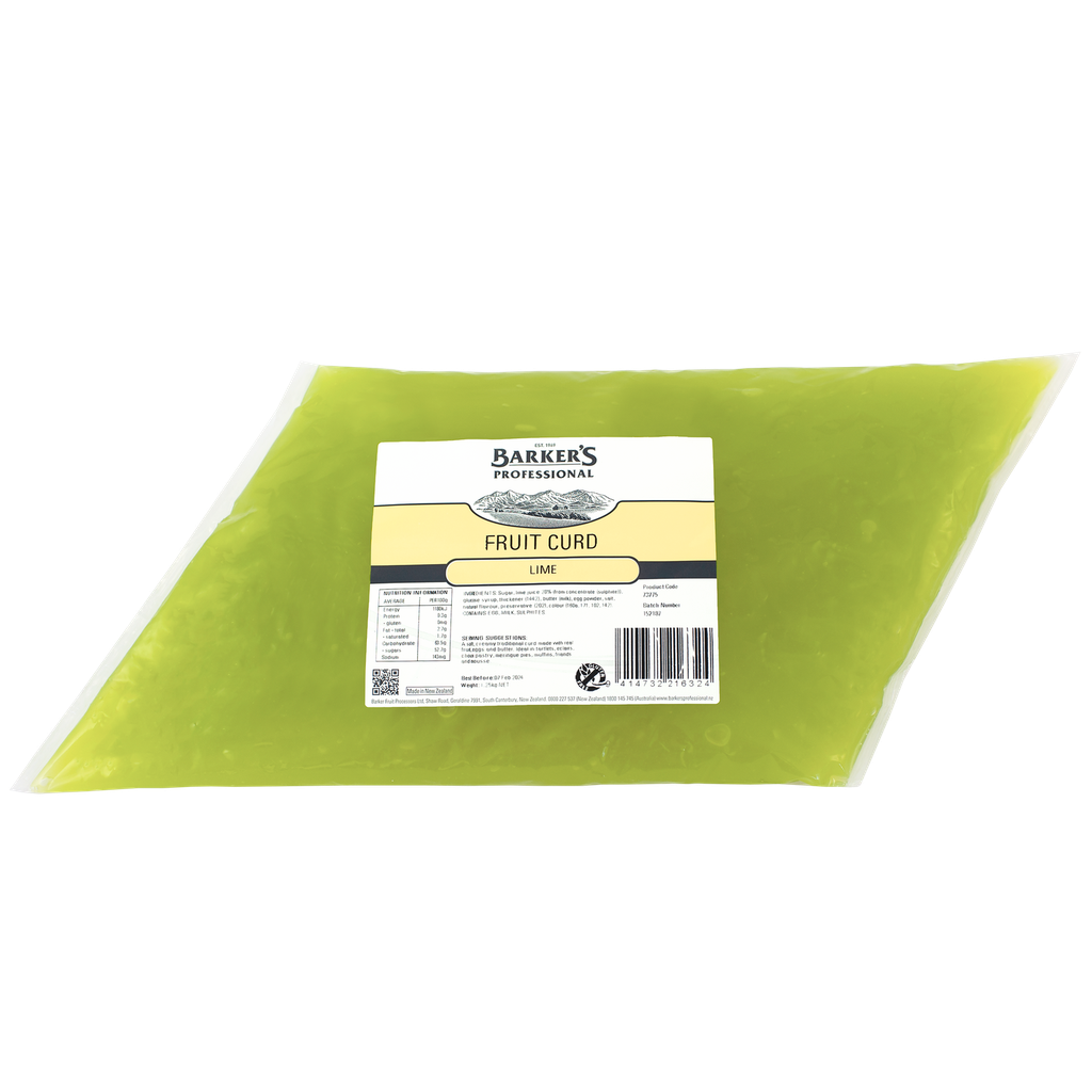 FRUIT CURD LIME BARKERS 4X1.25 KG (73775)