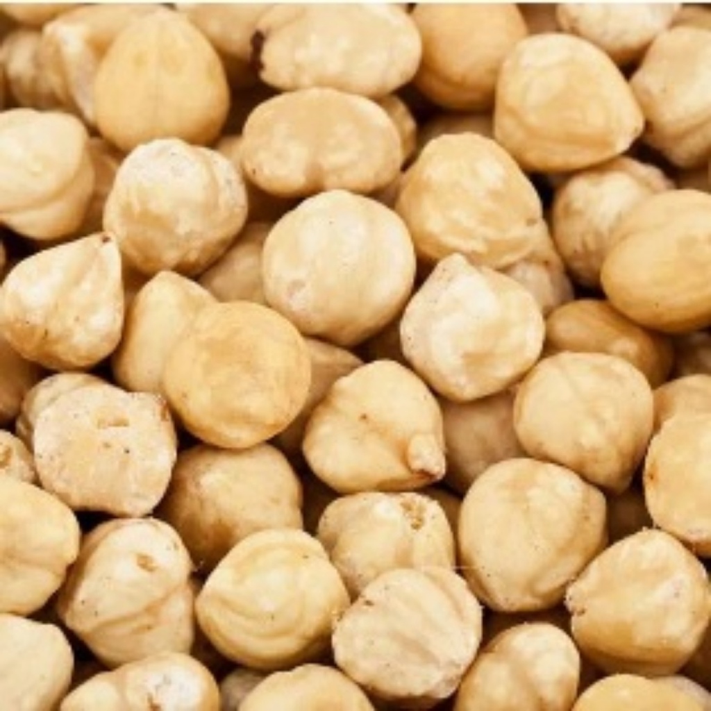 HAZELNUTS BLANCHED WHOLE ROASTED 14KG CTN