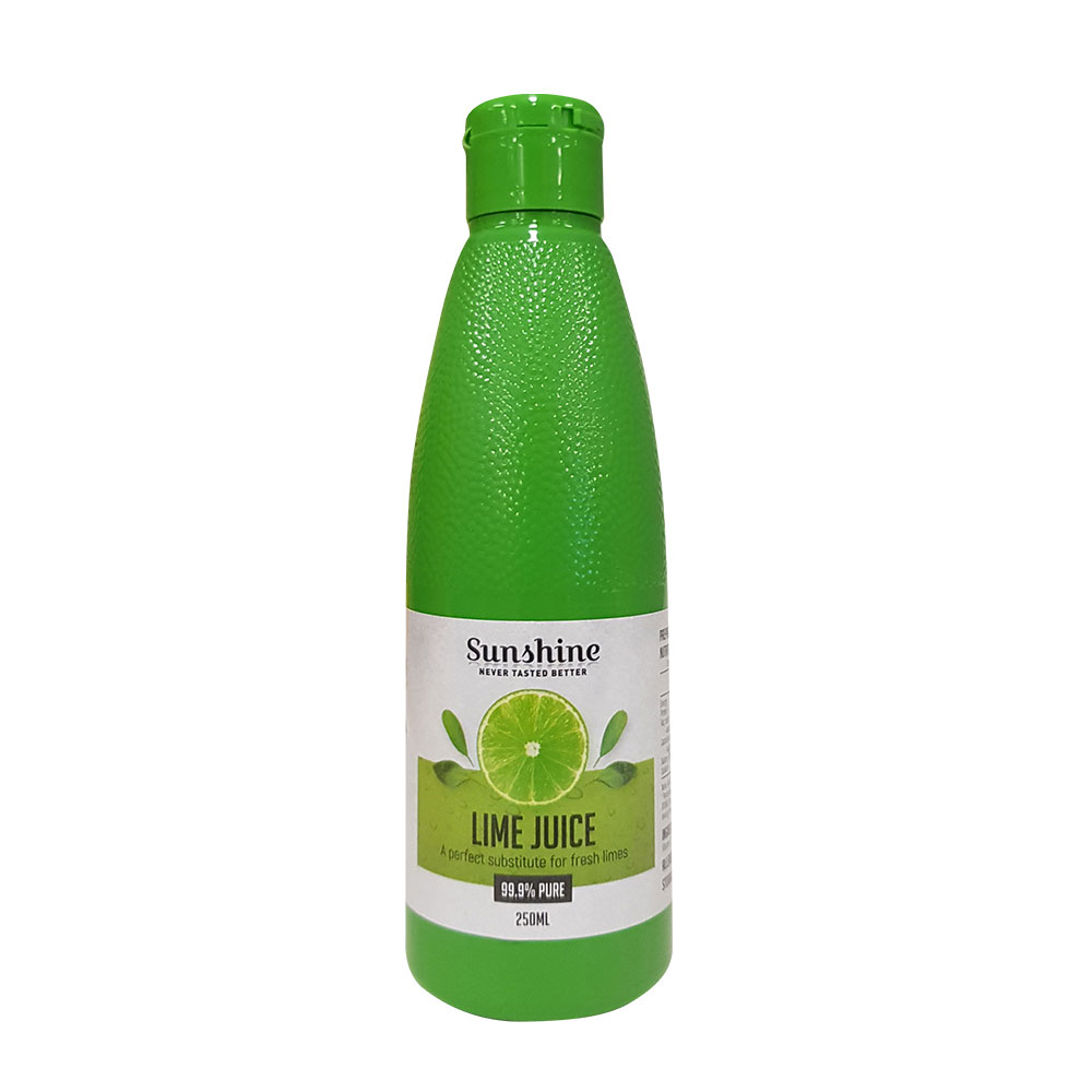 LIME JUICE  12X250ML SUNSHINE
