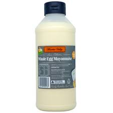 MAYONNAISE WHOLE EGG GLUTEN-FREE 1KG WOMBAT VALLEY (6) (MAYO01)