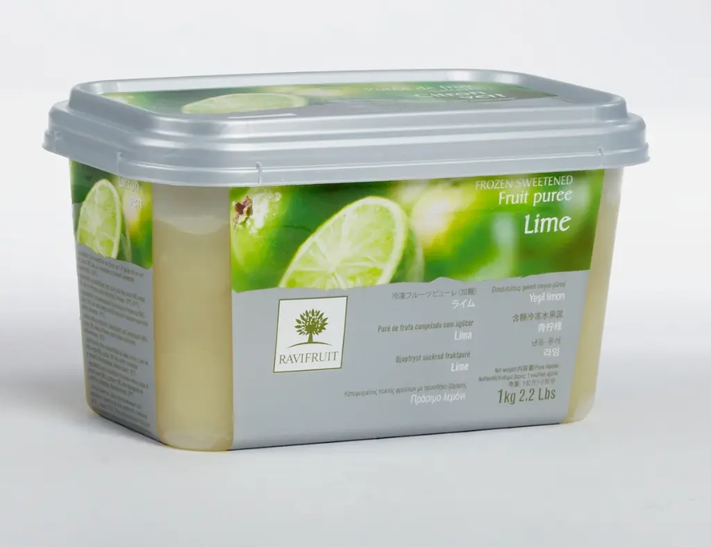 LIME PUREE FROZEN 1KG RAVIFRUIT