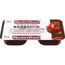 SAUCE BBQ M/FOODS SQUEEZE-ON 14G x100