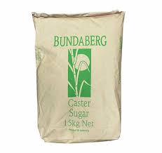 SUGAR CASTER BUNDAGERG **15KG** BAG