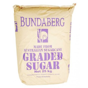 BUNDABERG GRADED SUGAR 25KG BAG