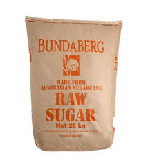 SUGAR RAW BUNDABERG 25KG
