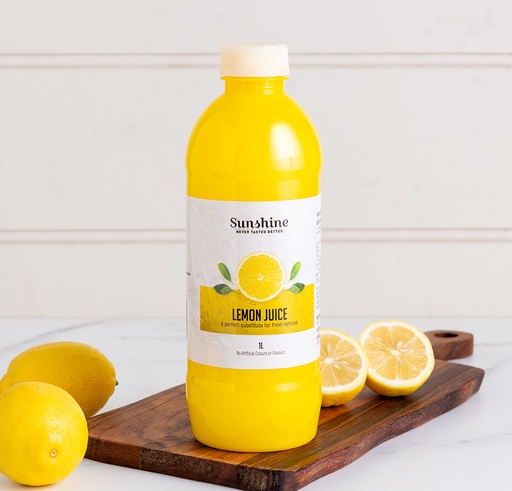 [LEMONJUICE] LEMON JUICE 12X1LT SUNSHINE