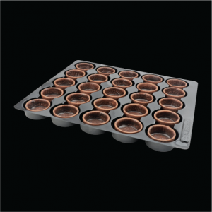[LRNC2RD125] LRN Chocolate Small Round 48mm 125/ctn