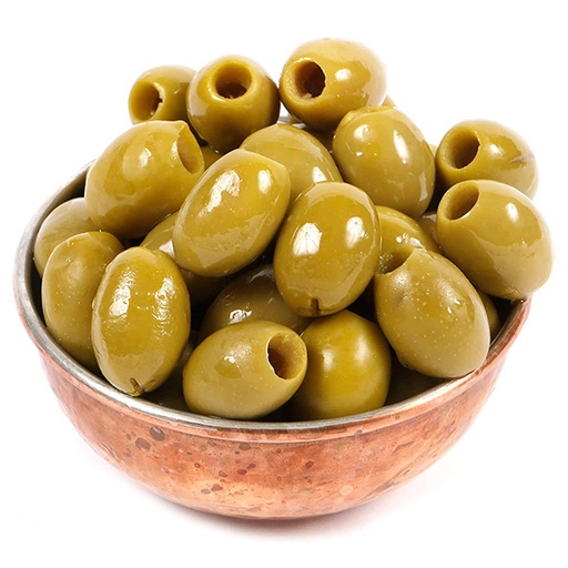 [OLGRBRIN] GREEN OLIVES PITTED IN BRINE 2Kg FRESH CHILLED WHOLESALE FOOD GROUP