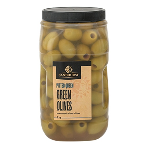 [OLIVEGRPIT] OLIVE GREEN PITTED IN BRINE 2KG