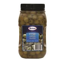 [OLIVEGRPIT] OLIVE GREEN PITTED IN BRINE 2KG