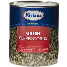 [PECORNTIN] GREEN PEPPERCORNS 800GR TIN
