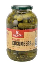 [PICKLE] CUCUMBERS DILL PICKLE WHOLE SANDHURST 2KG