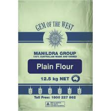 [PLAIN12.5] PLAIN FLOUR MANILDRA 12.5KG
