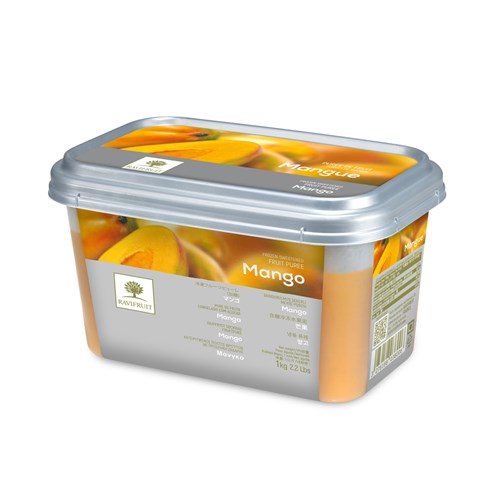 [RAVIPURMANG] MANGO PUREE FRZ 1KG RAVIFRUIT