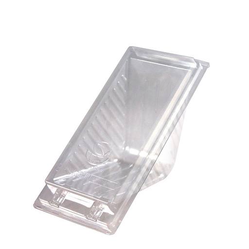 [SANDWXL] SANDWICH WEDGE RECYCLED PET CLEAR EXTRA LARGE