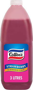 [STRAWTOP] STRAWBERRY SYRUP TOPPING 3L COTTEES
