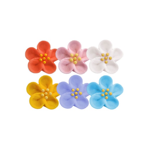 [SUGFLOW] WILD ROSE 35 ASSTD. 144/BOX SUGAR flower