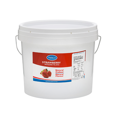 [TRISSTR11] TRISCO STRAWBERRY PATISS. FILLING 11KG