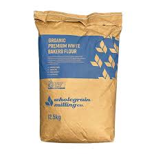 [WGORGPREM12] FLOUR WHITE BAKERS PREMIUM ORGANIC WHOLEGRAIN MILLING 12.5KG