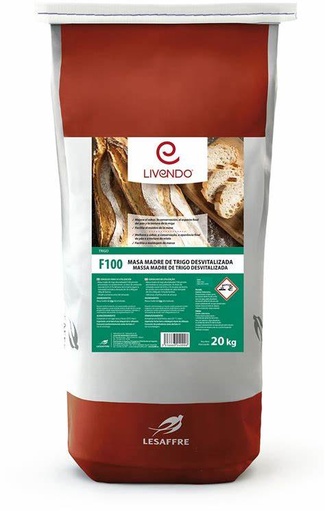 [LF100L20KG] LIVENDO F100 DEVITALISED WHEAT SOURDOUGH LESAFFRE 20KG 8513