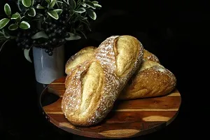 [LRBSV6665] SOUR DOUGH VIENNA LOAF  STONE BAKED 595GM 12/CTN LAURENT 6665