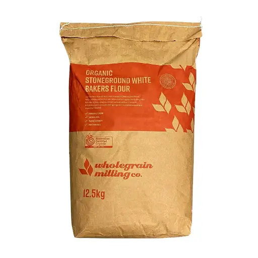 [RFOSGWGM12.5] FLOUR RYE WHOLE **ORGANIC STONEGROUND** 12.5KG WHOLEGRAIN MILLING 
