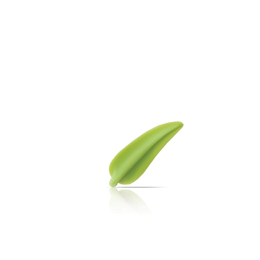 [DOB77318] CHOCOLATE LEAF *MINI* ELEGANCE GREEN 264g/576 count 30x15mm DOBLA DOB77318