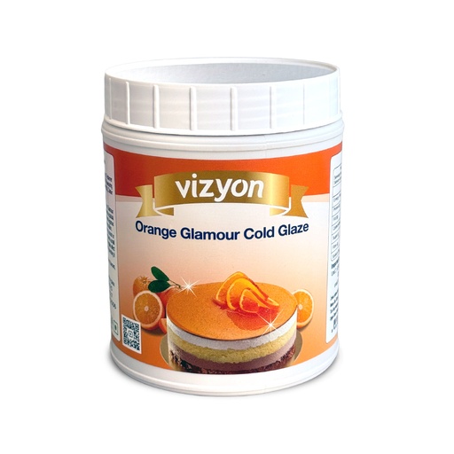 [GLAMORANG] GLAZE ORANGE GLAMOUR COLD GLAZE VIZYON 1KG  