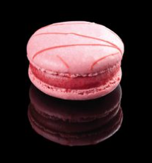 [MACRASP72] MACARONS RASPBERRY LA ROSE NOIRE 72 x 17gm CTN 