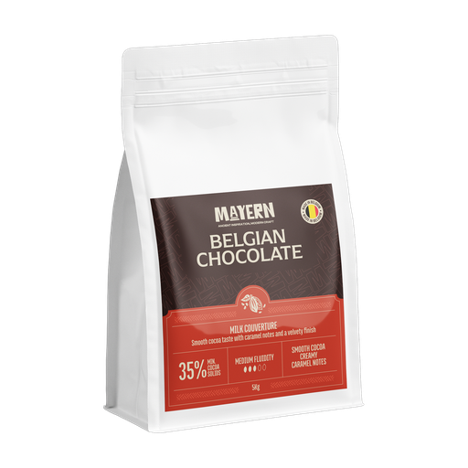 [MAYMLK5] MILK CHOCOLATE CALLET 35% (2x5kg)10kg BELGIAN MAYERN MAYMLK5