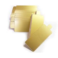 [CBASETBRS] TAB BOARD  RECTANGULAR FOILED GOLD 95MMx 55MM 50/PKT