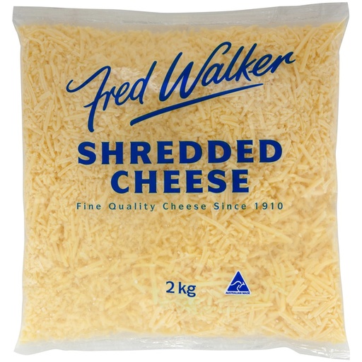 [CHEESEFRED] SHREDDED CHEESE FRED WALKER 2KG (6)