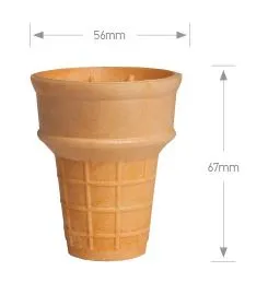 [CONECUP] ICE CREAM CONE CUP SMALL 224/CTN