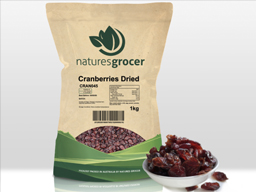 [CRANBERRY1KG] N/G CRANBERRIES DRIED 1kg CRAN045