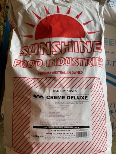 [CREMEDEL] SUNSHINE CREME DELUXE (CUSTARD) 12.5KG