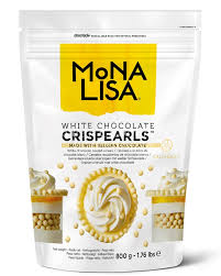 [CRISPYWHITE] WHITE CHOCOLATE CRISPEARLS 800GM MONA LISA