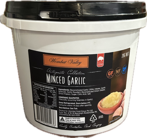 [GARLIC] GARLIC MINCED CHILLED 2KG (4)